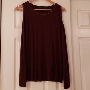 WHBM cold shoulder dress sweater